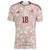 Officiële Voetbalshirt Mexico A.GUARDADO 18 Uit WK 2022 - Heren